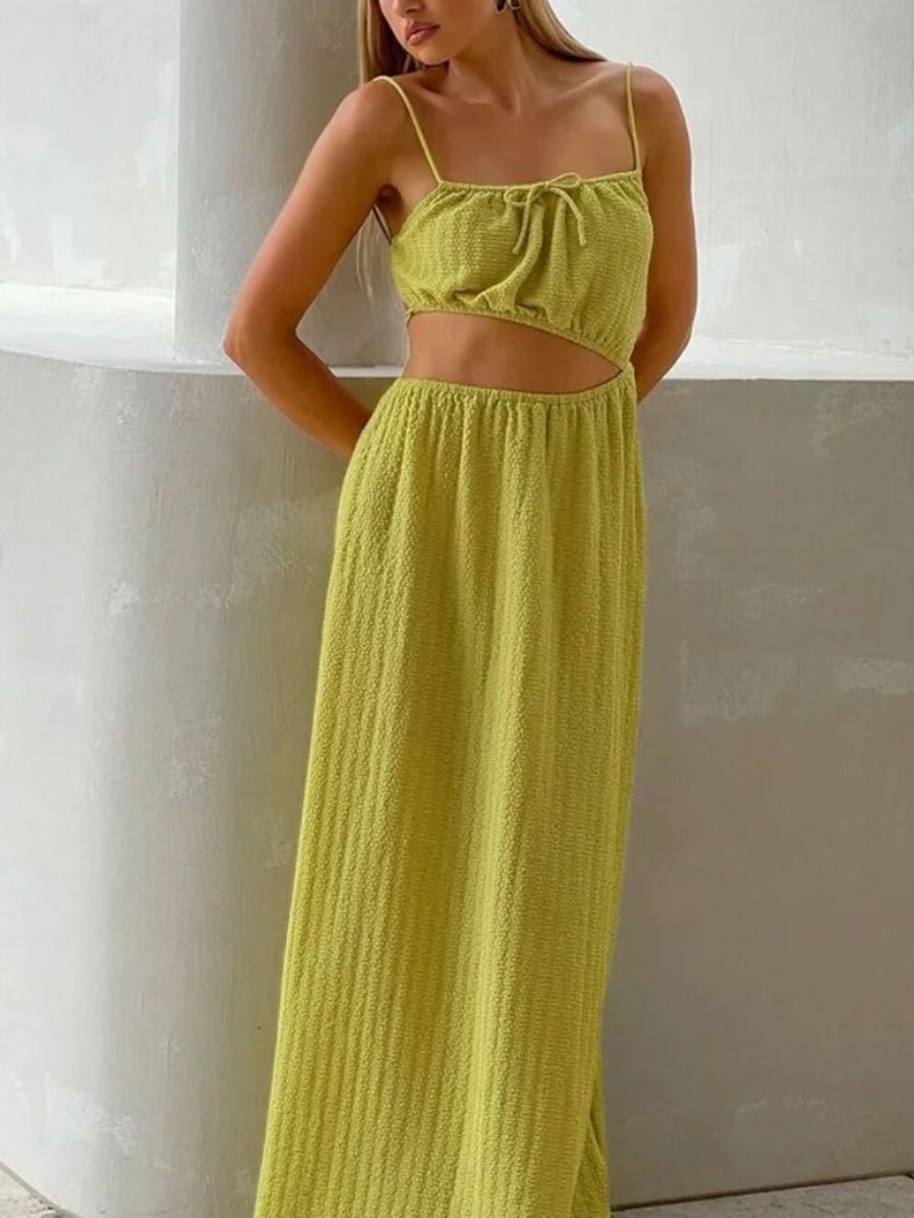 Sabo Skirt - Backless Annalise Dress - Moss